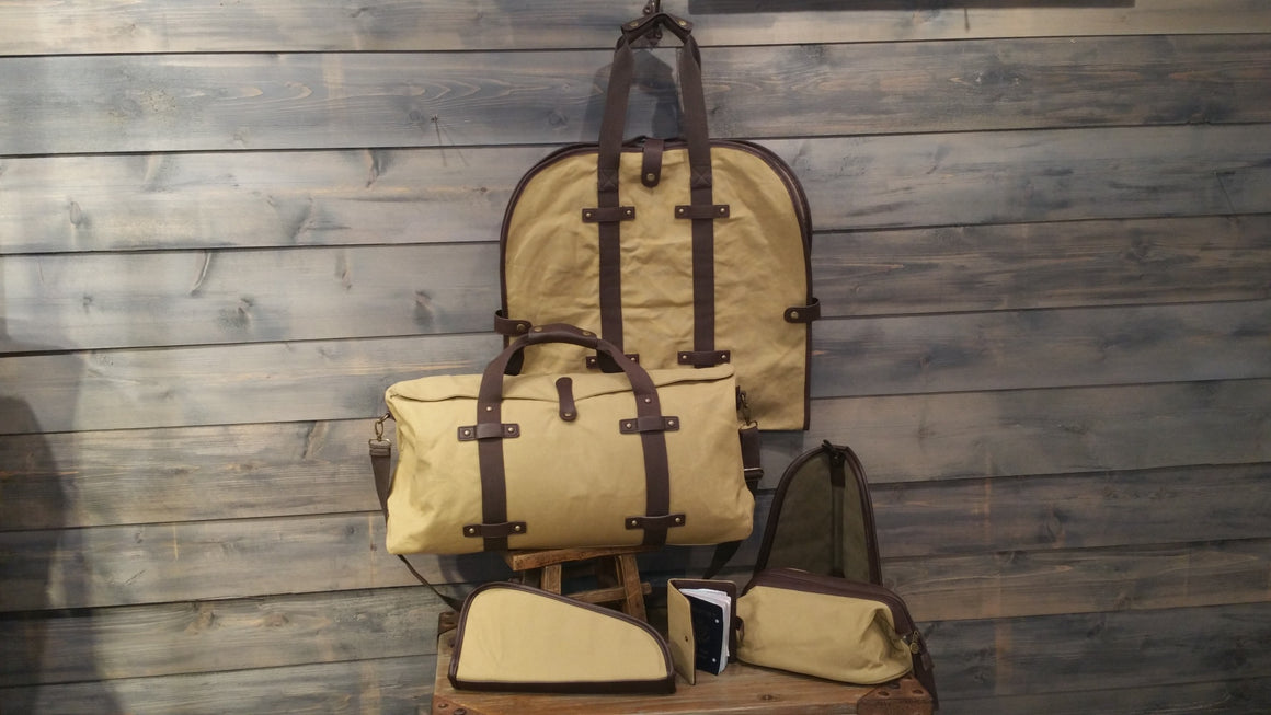 Waxed Khaki Canvas Collection