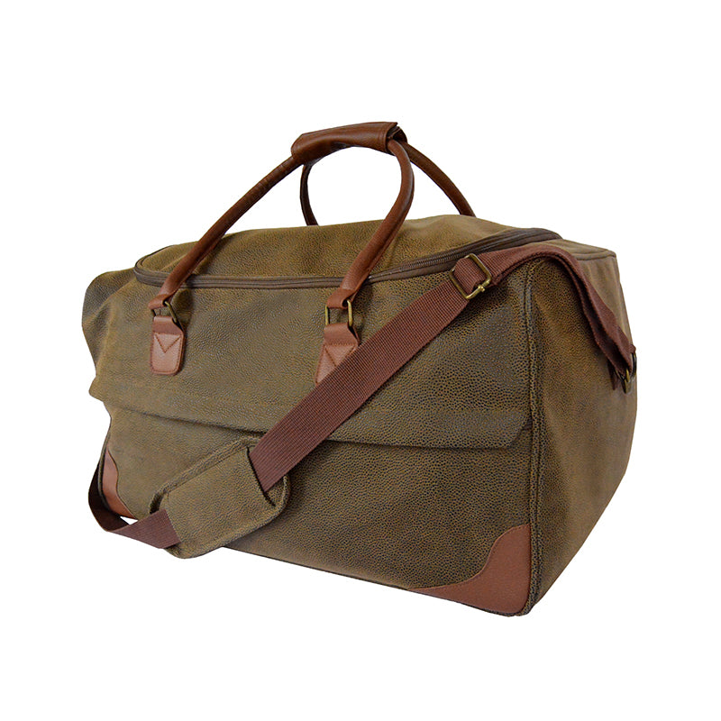 Escape Bag - Millwood Green Faux Suede