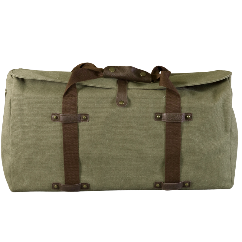 Canvas Duffle - Canvas Washed Green