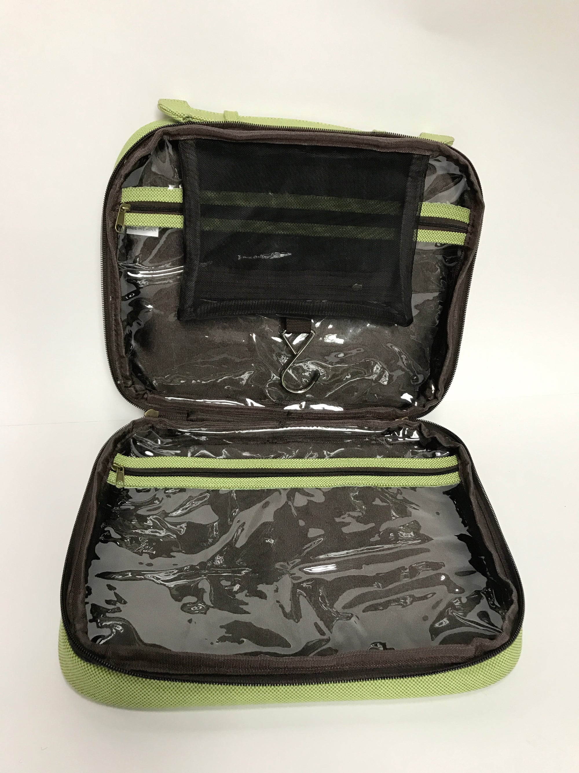 Large Hanging Toiletry Bag - Bermuda Green