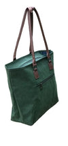 Tote Bag - Millwood Green Faux Suede