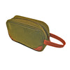 Toiletry Kit (small) - Millwood Green Faux Suede