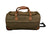 Rolling Duffle - 26" Brown Faux Suede