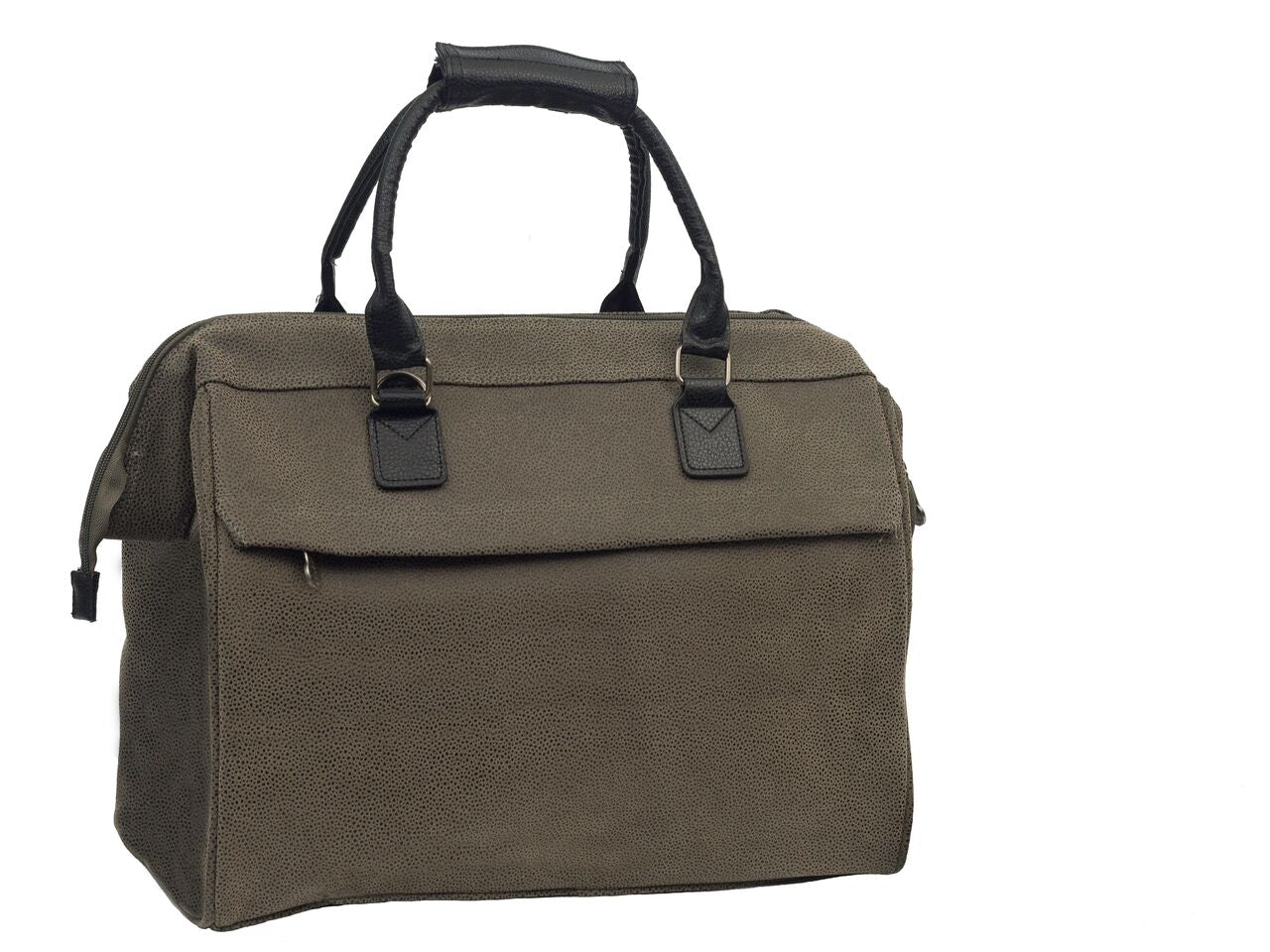 Travel City Bag - Aspen Grey Faux Suede