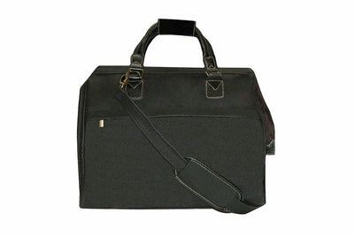 Travel City Bag - Black Faux Suede