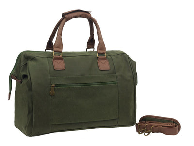 Travel City Bag - Millwood Green Faux Suede