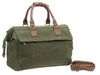 Travel City Bag - Millwood Green Faux Suede