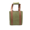 Party-To-Go Tote - Millwood Green Faux Suede