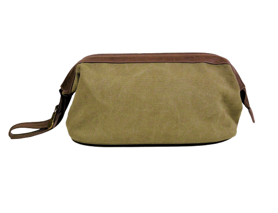 Dopp Kit - Washed Green Canvas Classic