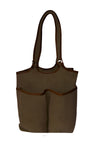 Haul it All Bag - Brown Faux Suede