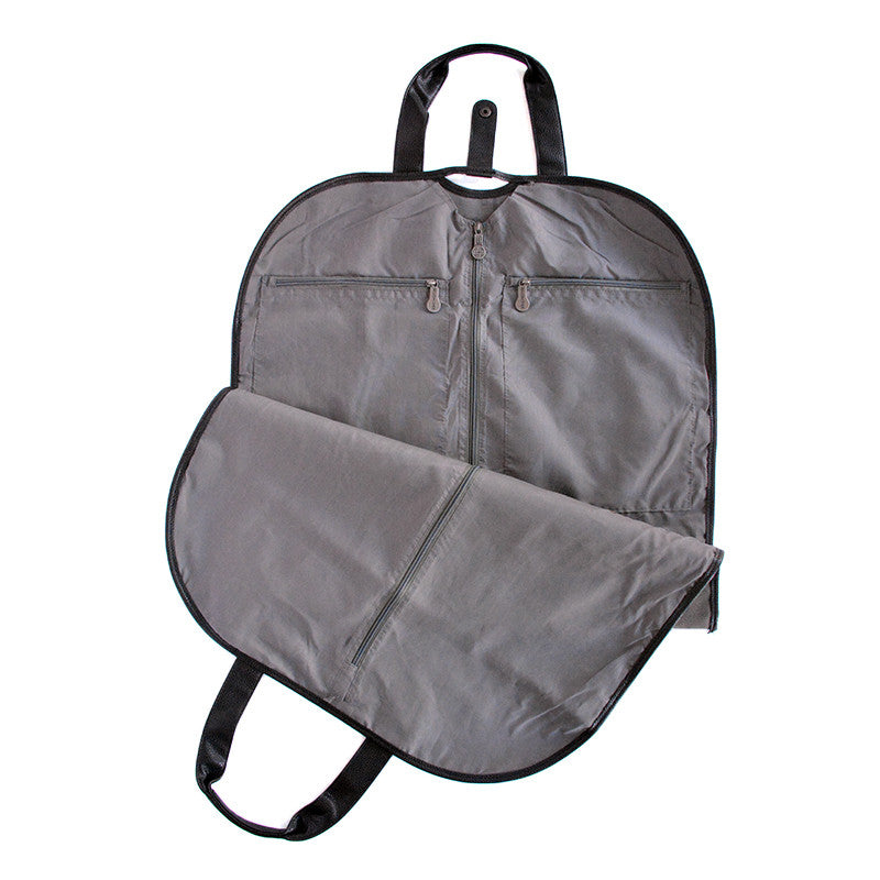 Garment Tote - Aspen Grey Faux Suede