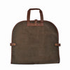 Garment Tote - Brown Faux Suede