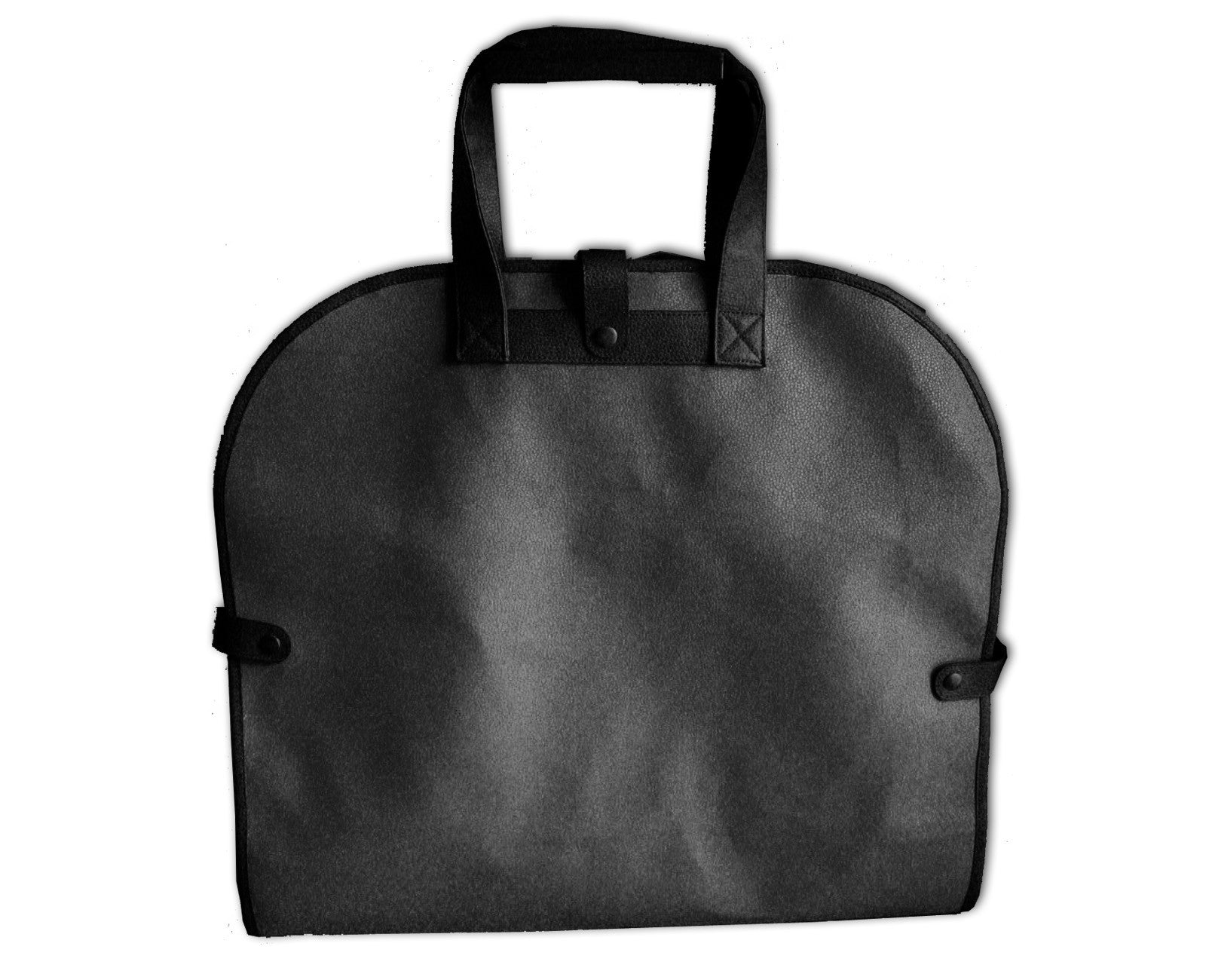 Garment Tote - Black Faux Suede