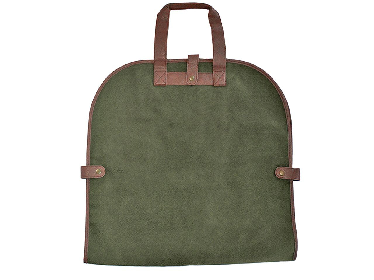 Garment Tote - Millwood Green Faux Suede
