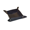 Valet Tray - Black Faux Suede