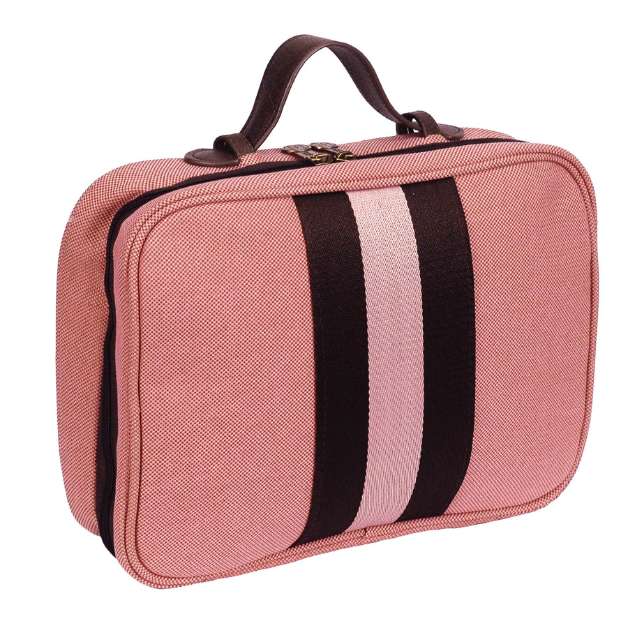 Large Hanging Toiletry Bag - Bermuda Pink