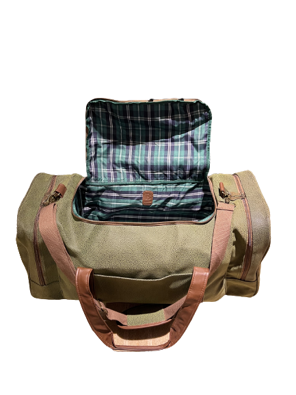 Gear Bag - Millwood Green Faux Suede