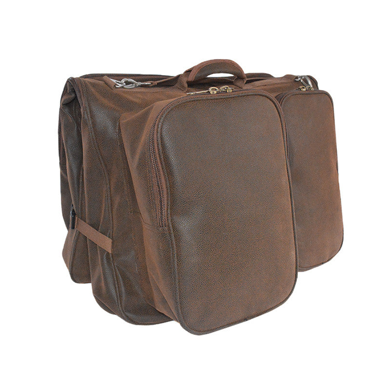 Not Just a Garment Bag - Brown Faux Suede