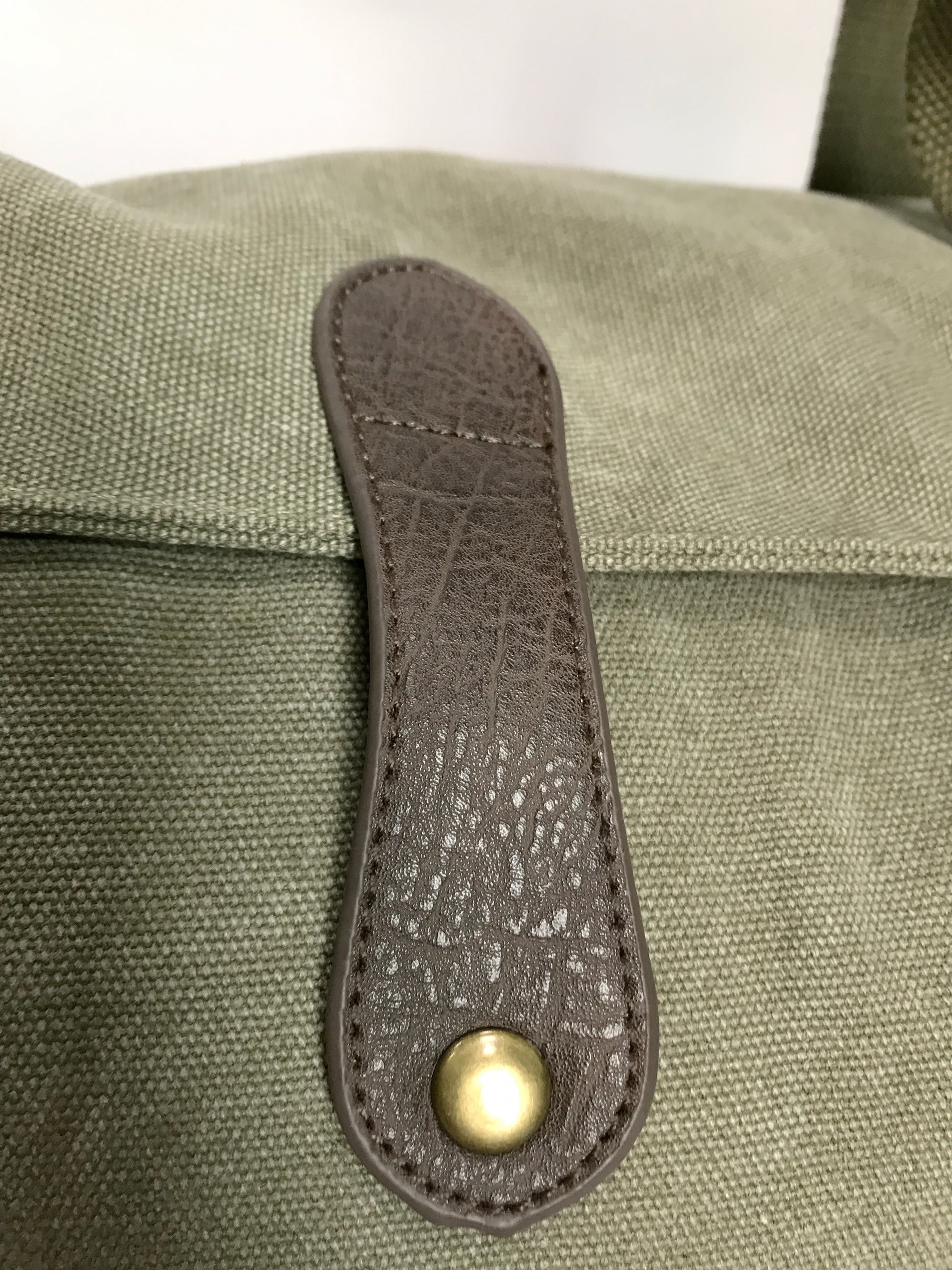 Canvas Duffle - Canvas Washed Green