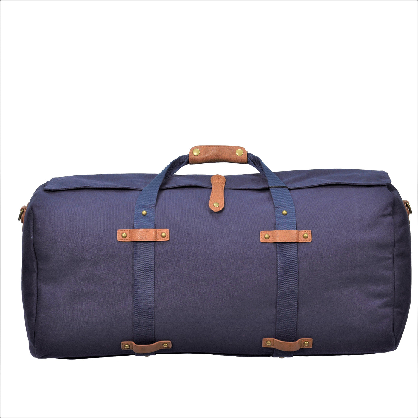 Large Canvas Duffle - Washed Navy Canvas