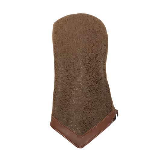 Brown Faux Suede Fairway Wood Head Cover