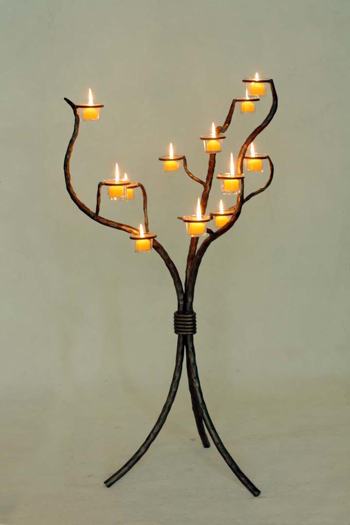 Candelabra - 32" Hand Forged
