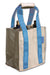 Party-To-Go Tote - Cornflower Blue/Tan