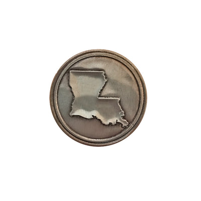 Noble Initial Medallion - Louisiana