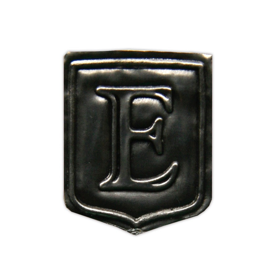 "E" Noble Initial Shield