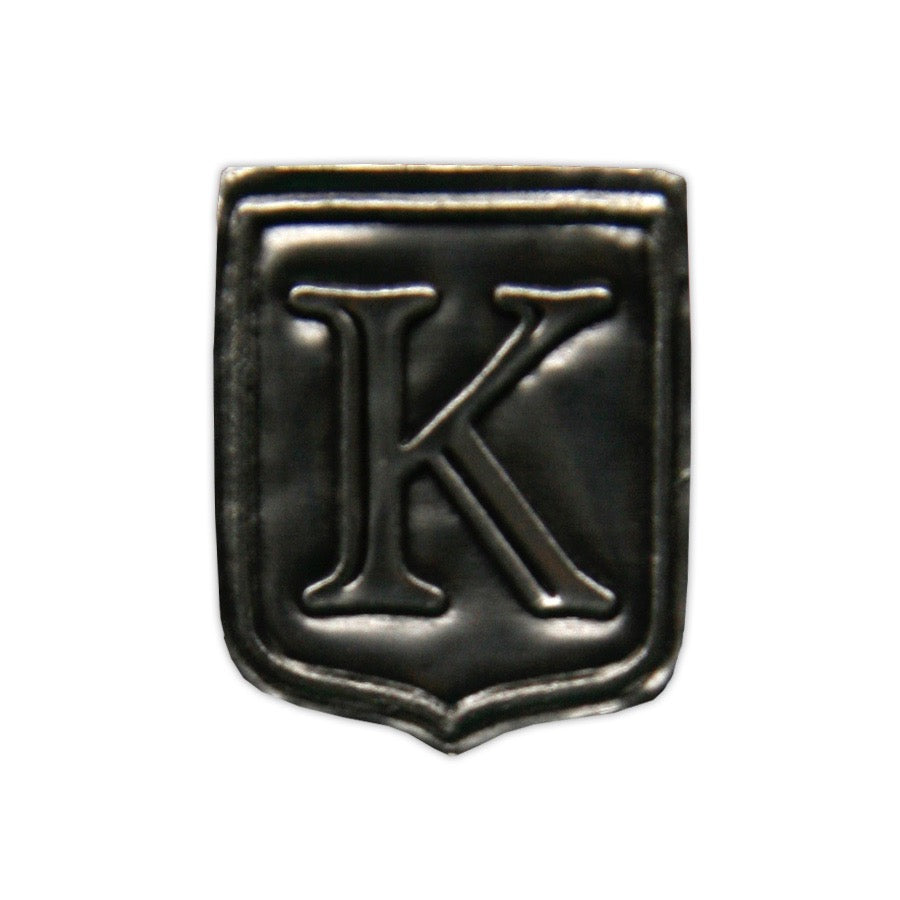 "K" Noble Initial Shield