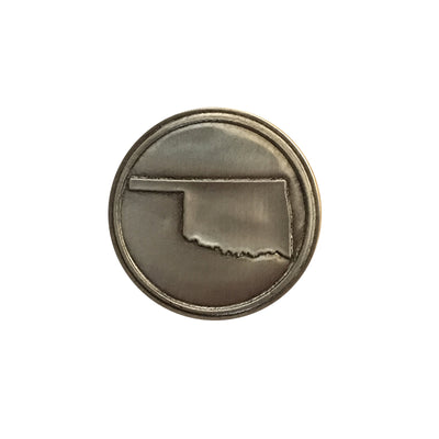 Noble Initial Medallion - Oklahoma