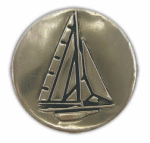 Noble Initial Medallion - Sailboat