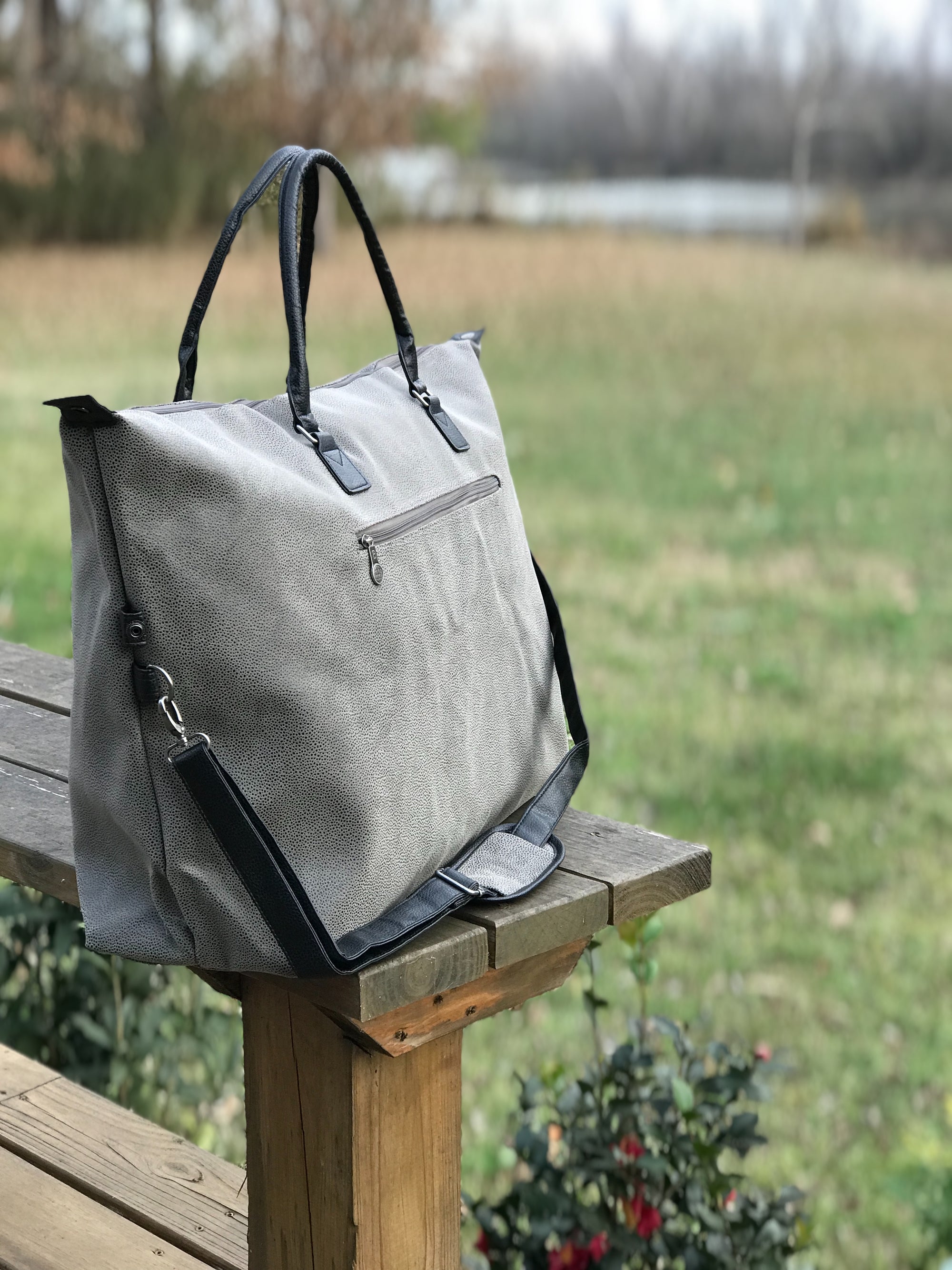 Large Duffle - Aspen Grey