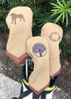 Camel Canvas Golf Head Cover Set